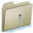 Lightbrown Water leak Icon